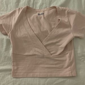 brandy melville amara pink top